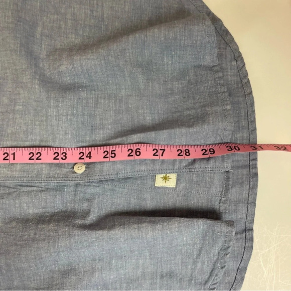 NEW Coastaoro Shirt Mens Small Blue Short Sleeve Shirt Button Up NWOT mark - Picture 9 of 9